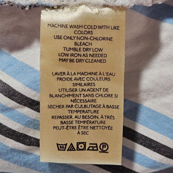 We The Free Woman Shirt/Dress Stripe XL Coastal Boho Oversized Romantic Western - Picture 10 of 16